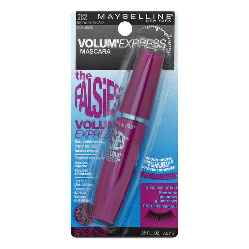 maybelline Volum'Express Mascara, Brownish Black 282