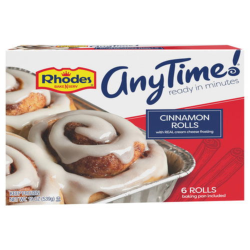 Rhodes Bake-N-Serv Anytime! Cinnamon Rolls