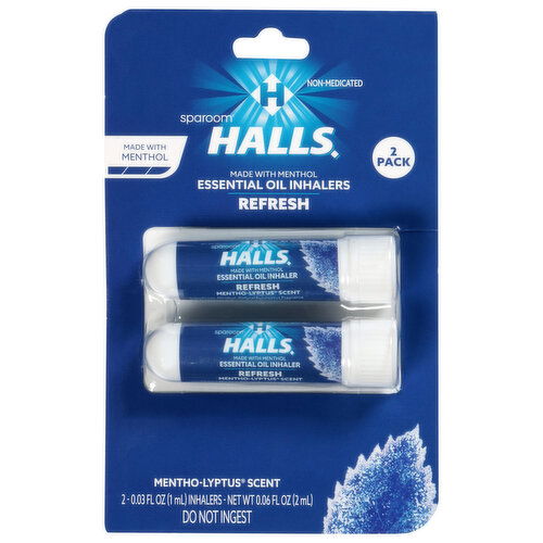 Halls Essential Oil Mentho-Lyptus Scent Inhalers