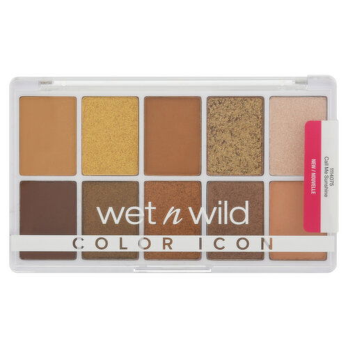 Wet n Wild Coloricon Eyeshadow, 10-Pan Palette, Call Me Sunshine 1114075