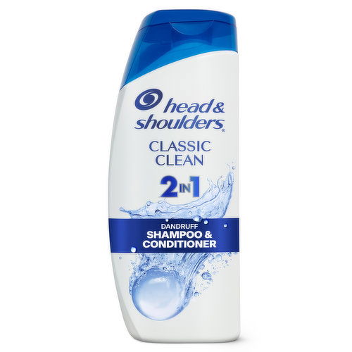 Head & Shoulders 2 in 1 Dandruff Shampoo and Conditioner, Classic Clean, 20.7 oz