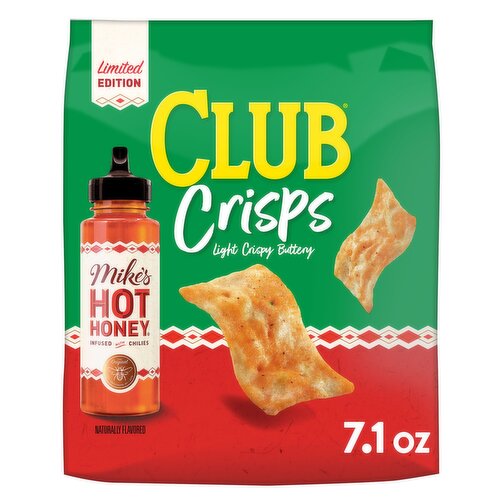 Club Crisps Cracker Crisps, Mike's Hot Honey