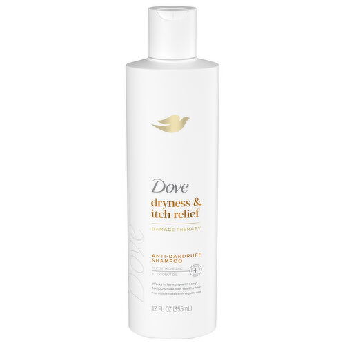 Dove Shampoo, Anti-Dandruff, Damage Therapy, Dryness & Itch Relief