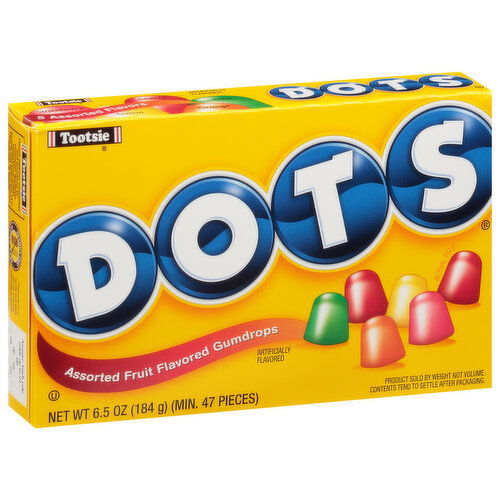 Dots Gumdrops, Assorted Fruit Flavored