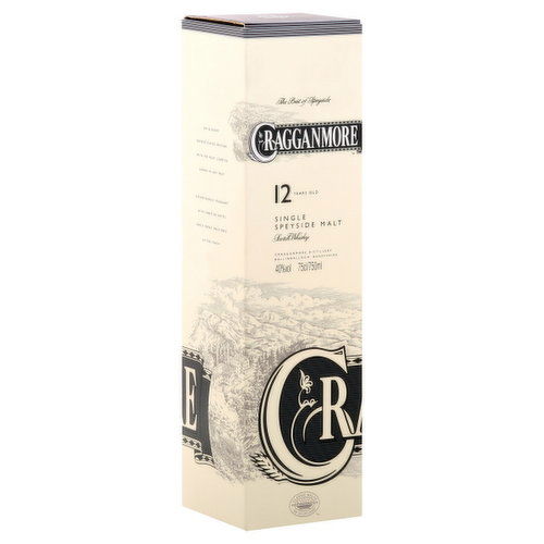 Cragganmore Scotch Whisky, Single Speyside Malt