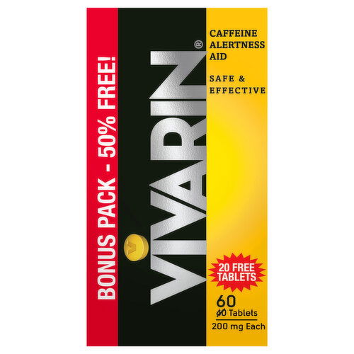 Vivarin Caffeine 200 mg Alertness Aid Bonus Pack