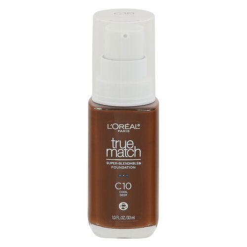 L'Oreal True Match Foundation, Super-Blendable, Cool Deep C10
