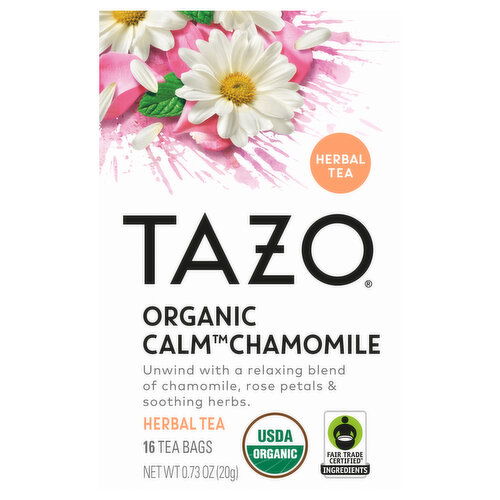 Tazo Organic Calm Chamomile Herbal Tea