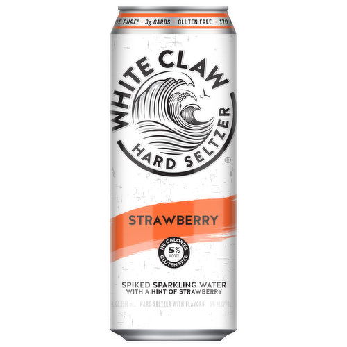 White Claw Hard Seltzer Hard Seltzer, Strawberry