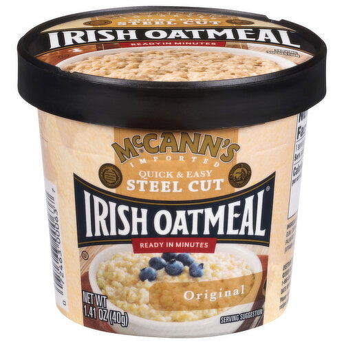 McCann's Irish Oatmeal, Steel Cut, Original