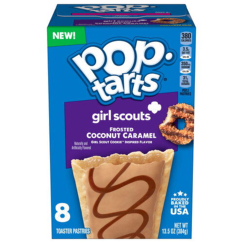 Pop-Tarts Toaster Pastries, Frosted Coconut Caramel