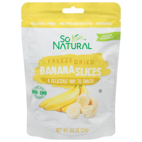 So Natural Banana Slices, Freeze Dried