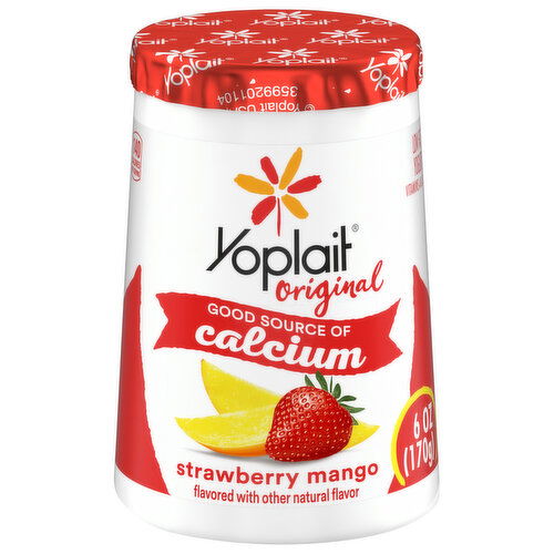 Yoplait Original Yoplait, Low Fat, Strawberry Mango