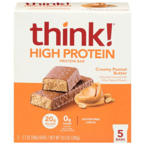 Think! High Protein Creamy Peanut Butter Protein Bar