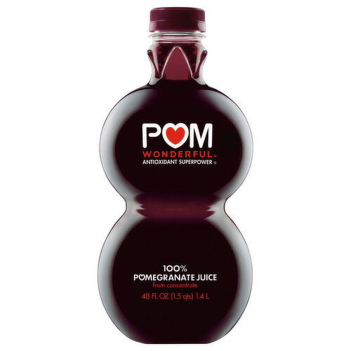 POM Wonderful Antioxidant Superpower Juice, from Concentrate, 100% Pomegranate