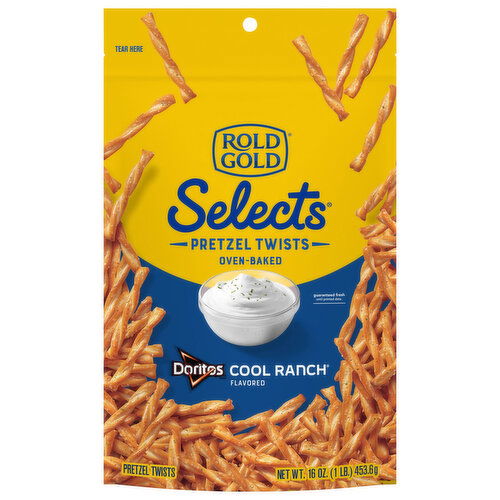 Rold Gold Selects Pretzel Twists, Doritos Cool Ranch, Oven Baked