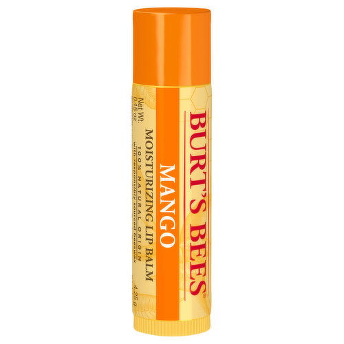 Burt's Bees Lip Balm, Mango, Moisturizing