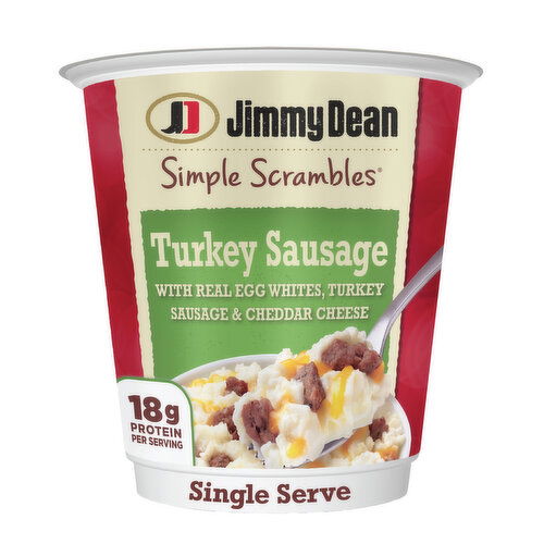 Jimmy Dean Simple Scrambles® Turkey Sausage Breakfast Cup