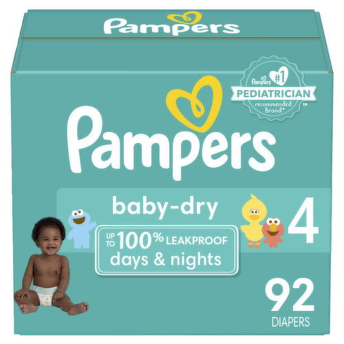 Pampers Baby Dry Baby Dry Size 4 92 Count