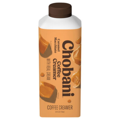 Chobani Coffee Creamer, with Real Cream, Caramel Macchiato