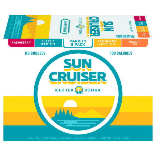 Sun Cruiser Assorted Iced Tea Vodka Variety Pack