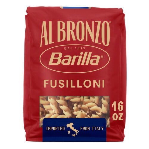 Barilla Al Bronzo Fusilloni Pasta