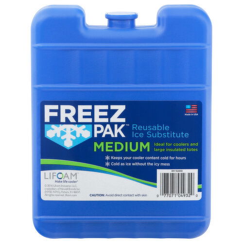 Freez Pak Ice Substitute, Reusable, Medium