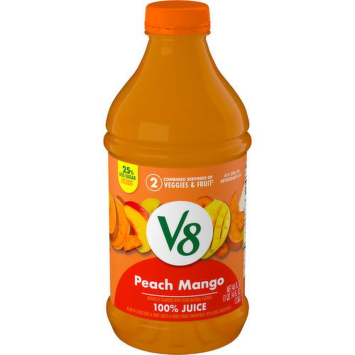 V8® Peach Mango 100% Fruit and Vegetable Juice