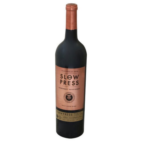 Slow Press Cabernet Sauvignon, Paso Robles, 2014