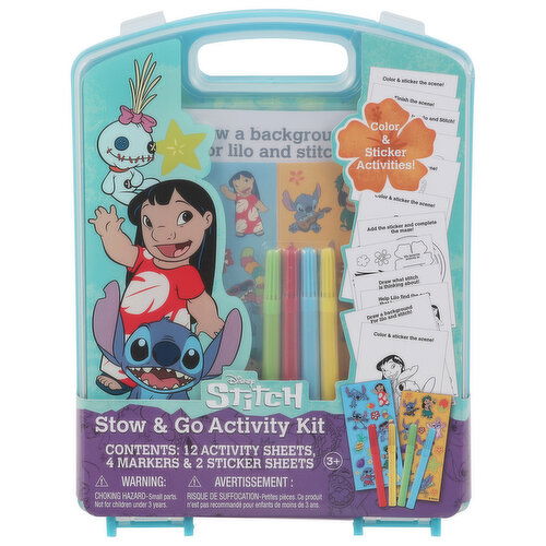 Disney Stitch Stow & Go Activity Kit