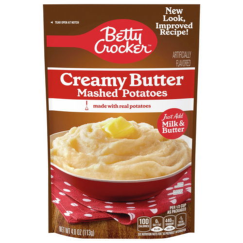 Betty Crocker Mashed Potatoes, Creamy Butter