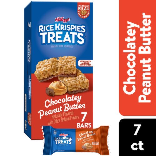 Rice Krispies Treats Crispy Rice Squares, Chocolatey Peanut Butter