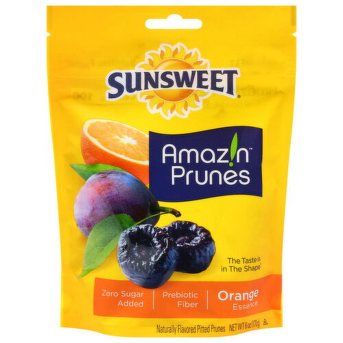 Sunsweet Amazin Prunes Prunes, Pitted, Orange Essence