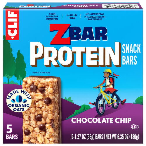 Zbar Protein Chocolate Chip Snack Bars