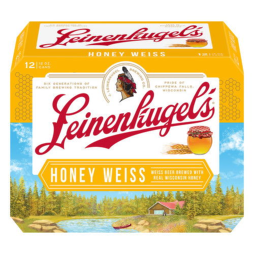 Leinenkugel's Beer, Honey Weiss, 12 Pack