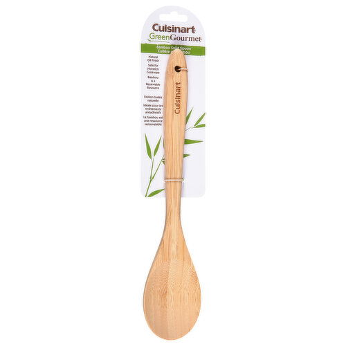 Cuisinart Green Gourmet Solid Spoon, Bamboo