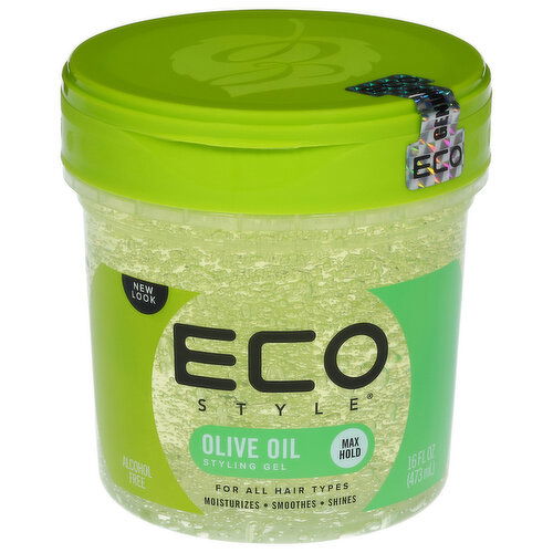 Eco Style Styling Gel, Olive Oil, Max Hold