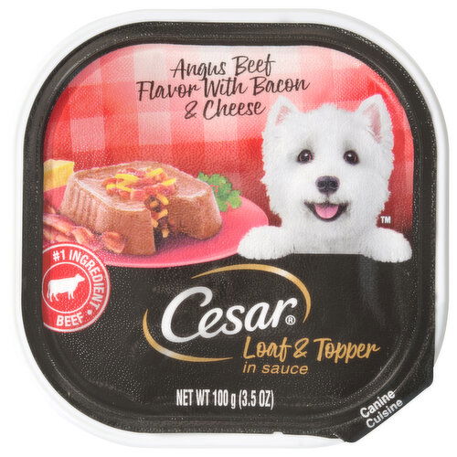 Cesar Angus Beef Flavor with Bacon & Cheese Canine Cuisine