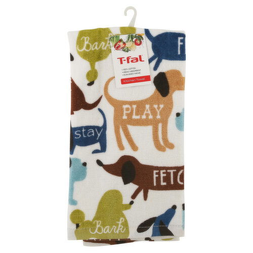 T-fal Kitchen Towel, Walk the Dog