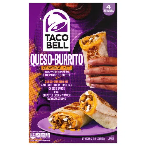 Taco Bell Cravings Kit, Queso-Burrito