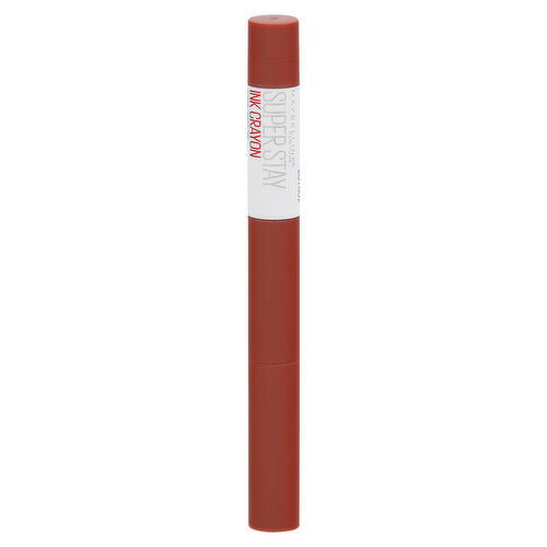 Maybelline Super Stay Lip Crayon, Rise to the Top 110, Ink Crayon