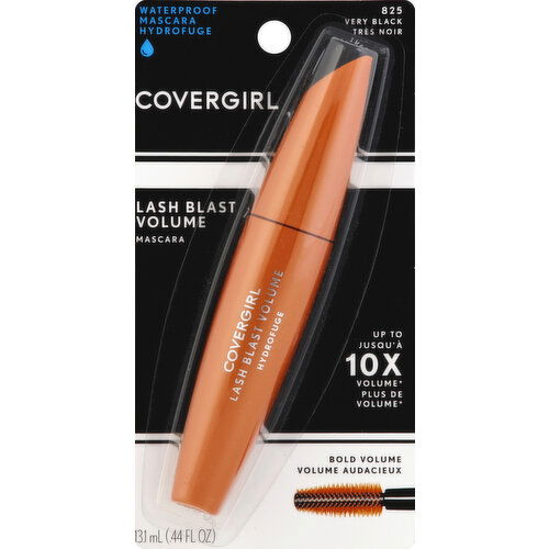 CoverGirl Lash Blast Volume Mascara, Waterproof, Very Black 825