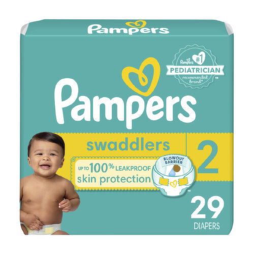 Pampers Swaddlers Swaddlers Diaper Size 2 29 Count