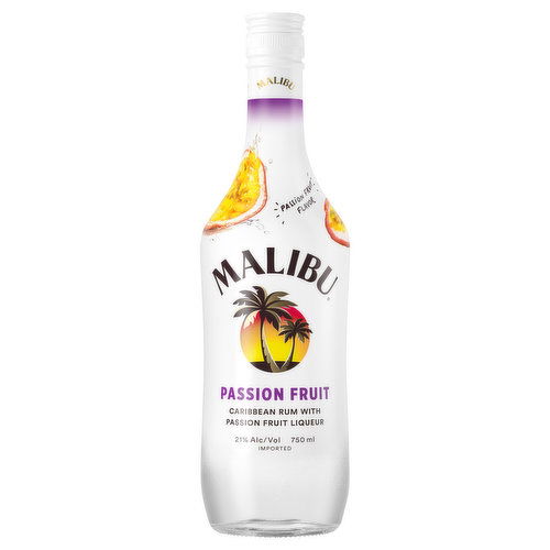 Malibu Caribbean Rum, Imported, Passion Fruit