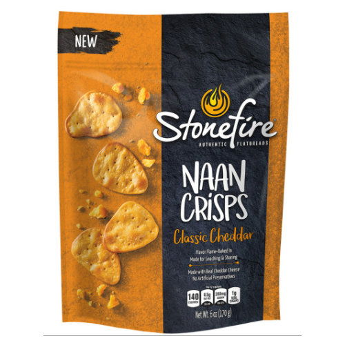 Stonefire Naan Crisps Classic Cheddar