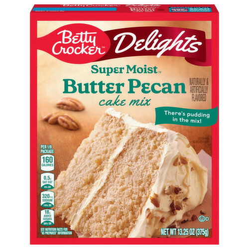 Betty Crocker Delights Super Moist Butter Pecan Cake Mix