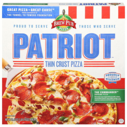 Patriot Pizza, Thin Crust, The Commander