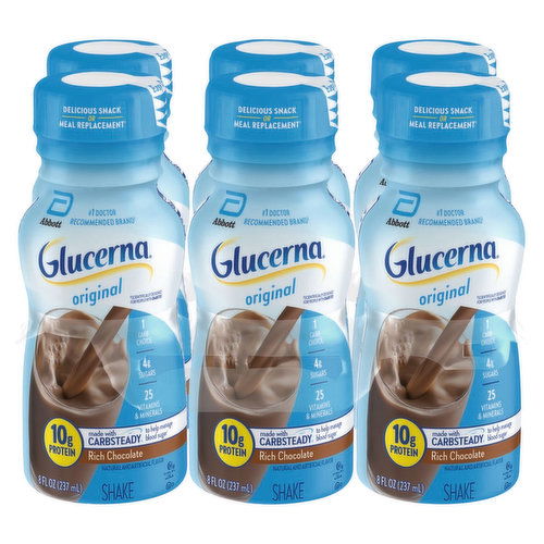 Glucerna Shake, Rich Chocolate, Original