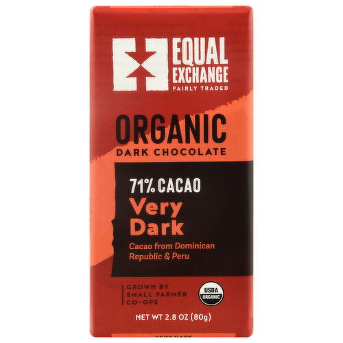Equal Exchange Organic 71% Cacao Very Dark Dark Chocolate
