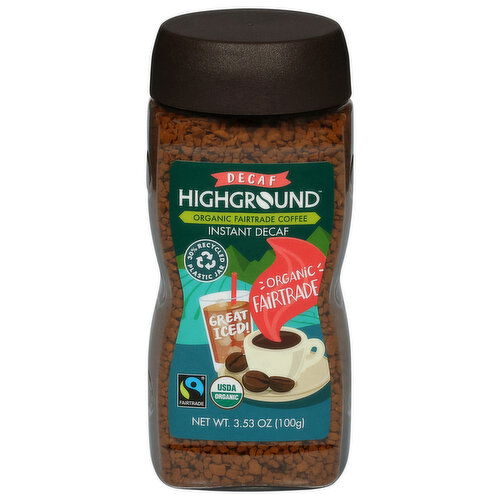 Highground Organic Instant Decaf Coffee